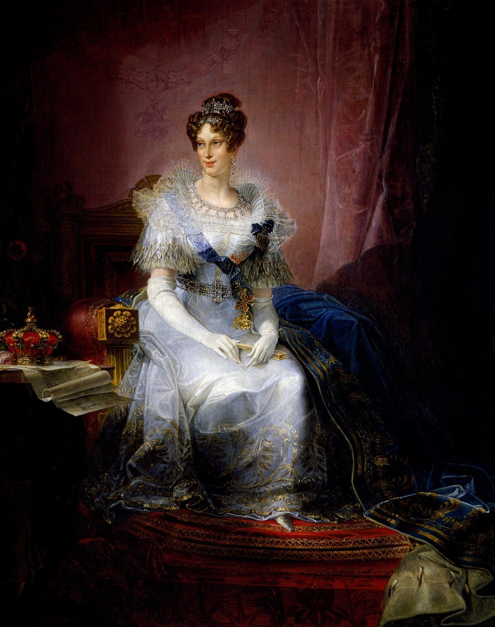 Porträtt av Marie Louise, hertiginna av Parma (Wien av Giovanni Battista Borghesi