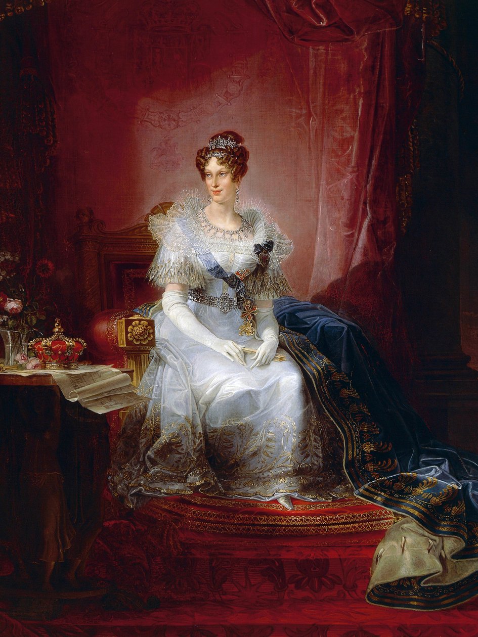 Porträtt av Marie Louise, hertiginna av Parma (Wien av Giovanni Battista Borghesi