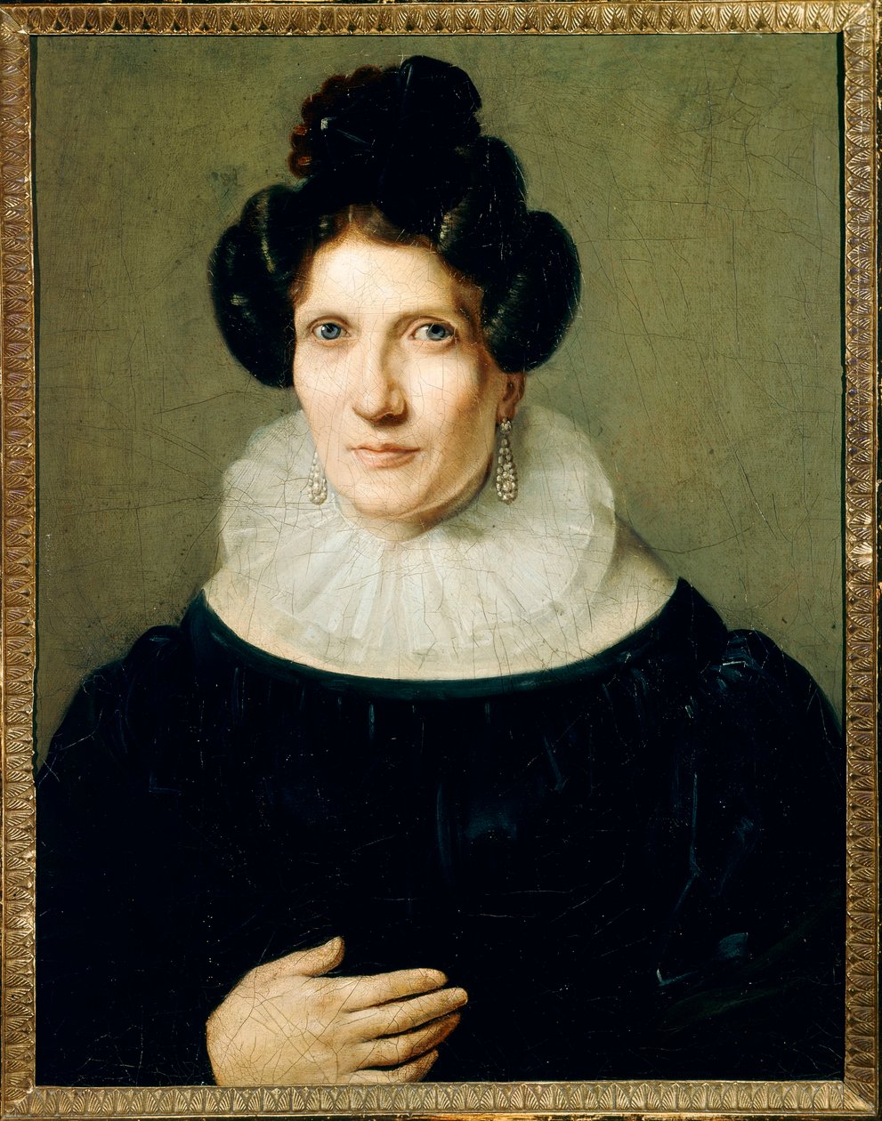 Porträtt av Marie Louise av Habsbourg Lorraine, imperatrice av fransmännen (1791-1847) vid 50 år gammal (1791-1847) av Giovanni Battista Borghesi