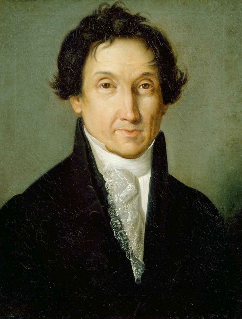 Självporträtt av Giovanni Battista Borghesi (1790-1846) av Giovanni Battista Borghesi