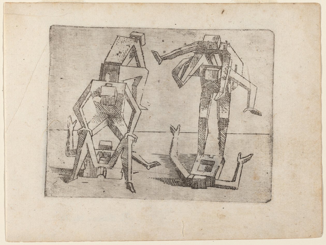 Från "Bizarre of Various Figures" av Giovanni Battista Bracelli