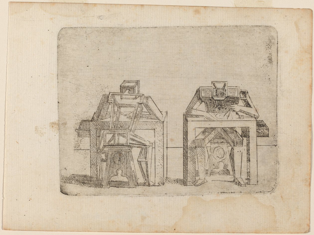 Från "Bizarre of Various Figures" av Giovanni Battista Bracelli