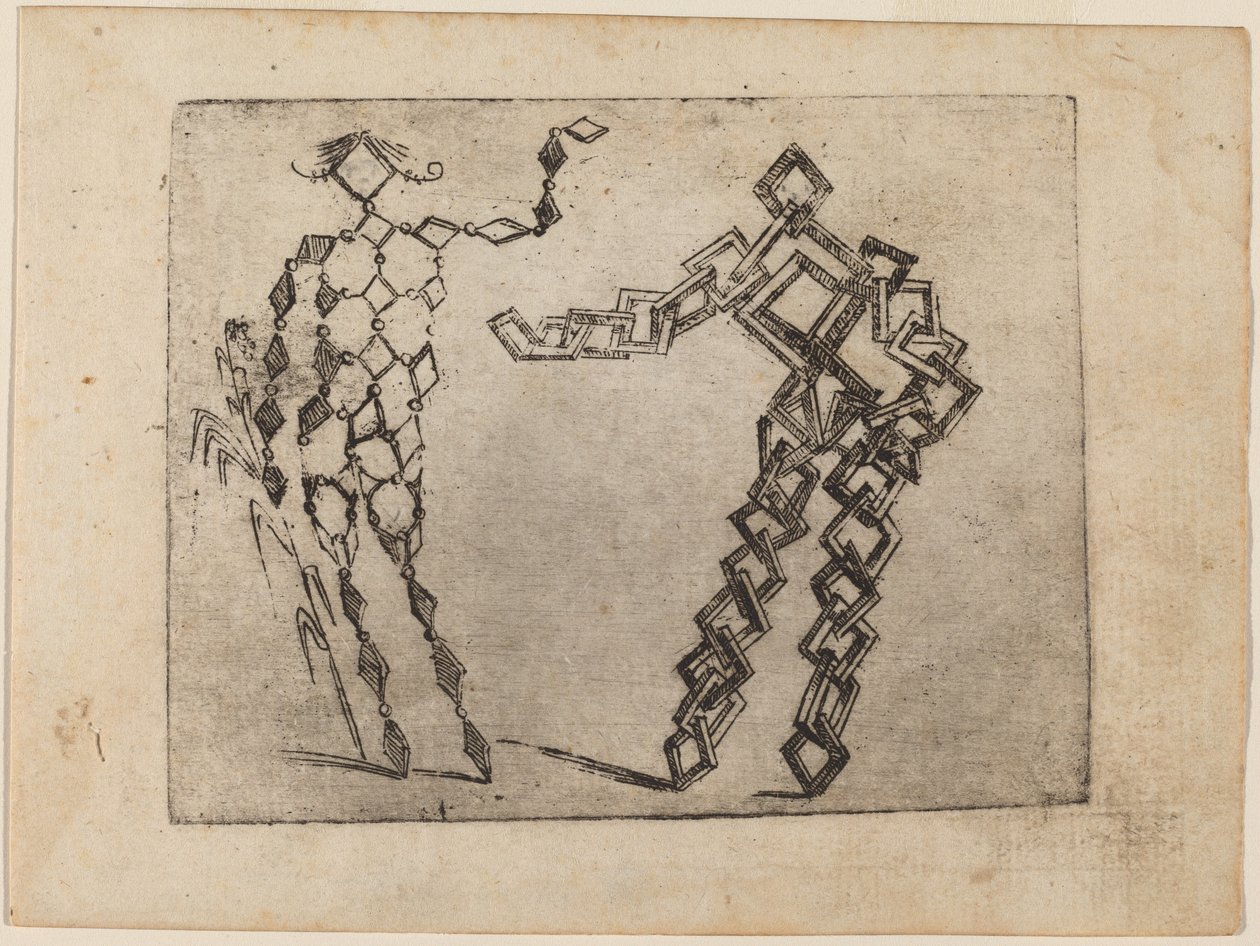 Från "Bizzarie di diverse figurer" av Giovanni Battista Bracelli