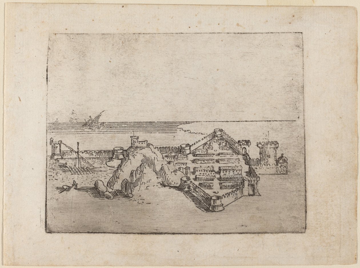 Från "Bizzarie di diverse figurer" av Giovanni Battista Bracelli