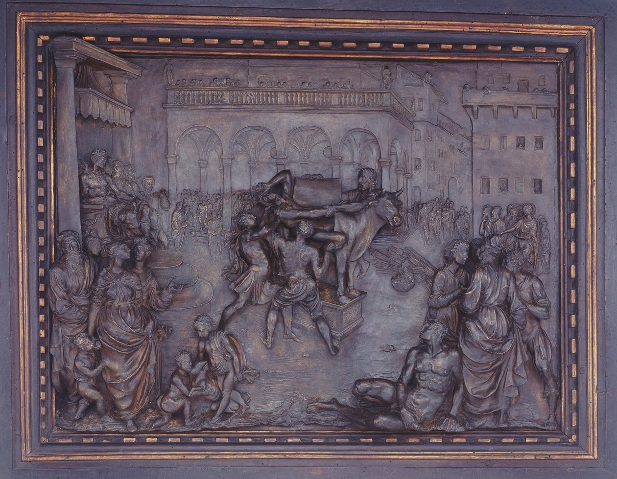 Phalaris och tjuren från Perillus, 15901600. av Giovanni Battista Caccini
