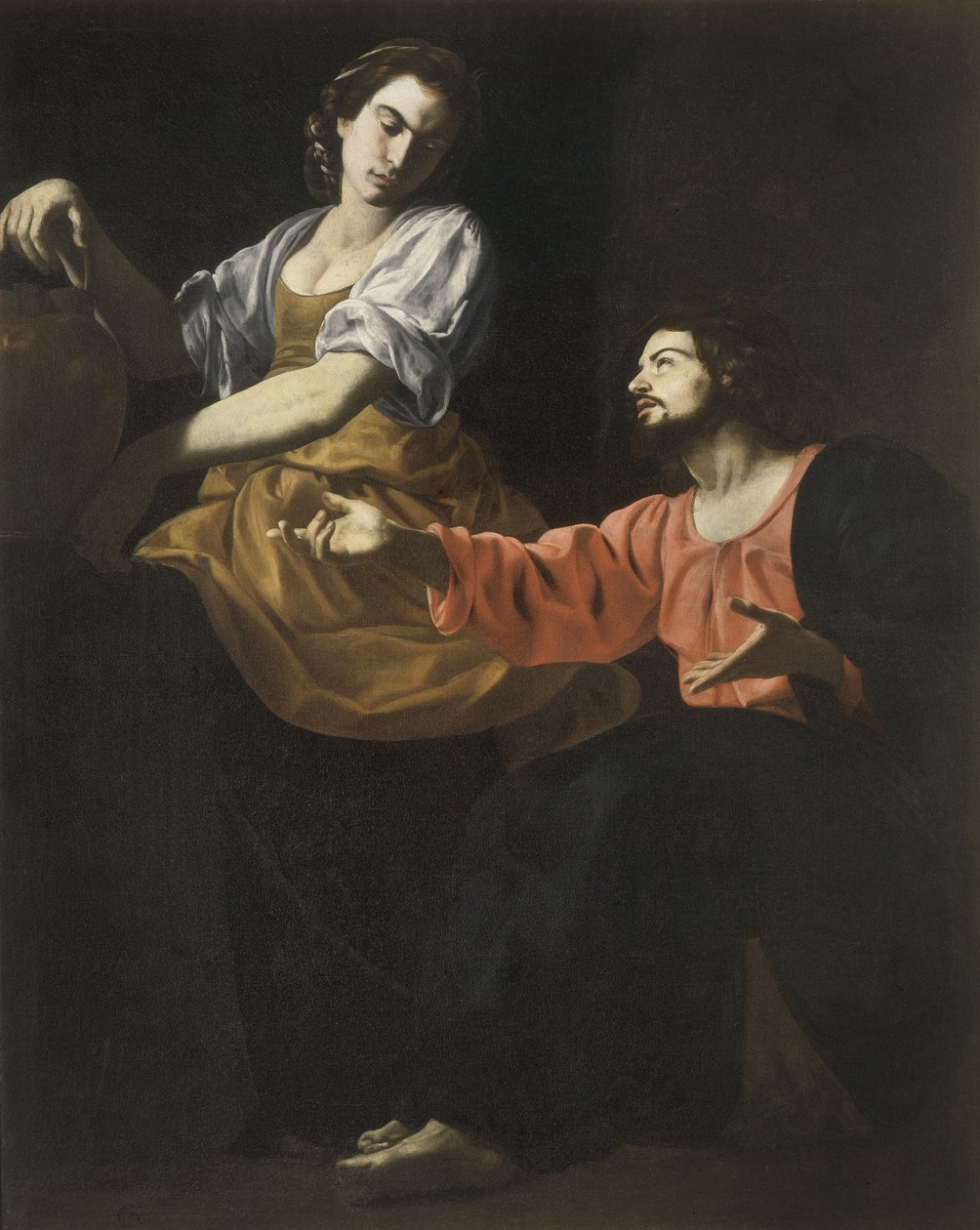 Samariten vid brunnen av Giovanni Battista Caracciolo