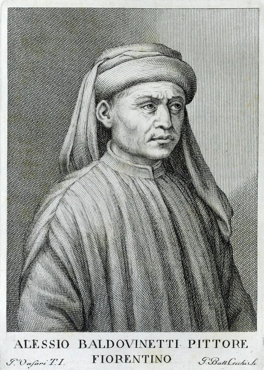 Alesso Baldovinetti av Giovanni Battista Cecchi