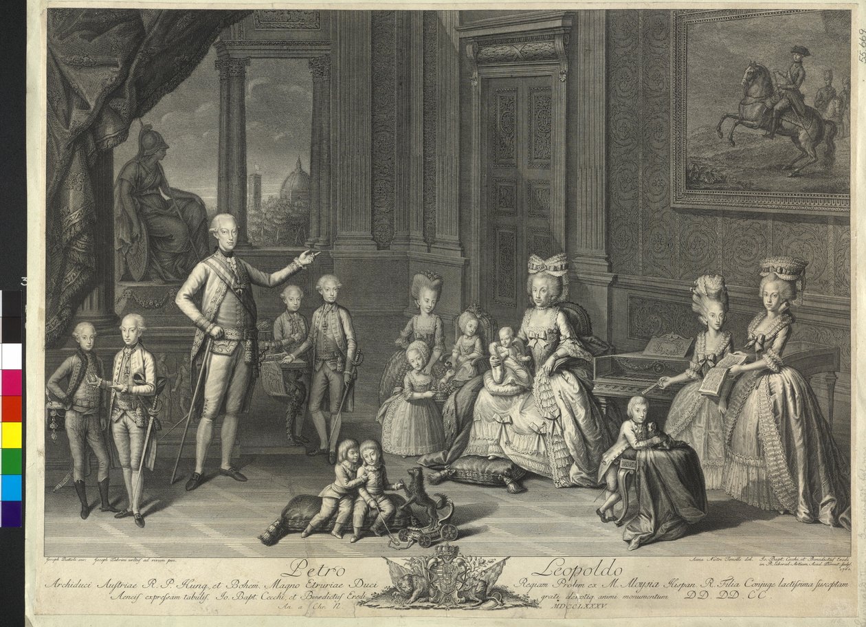 Tysk-romerske kejsaren Leopold II av Giovanni Battista Cecchi