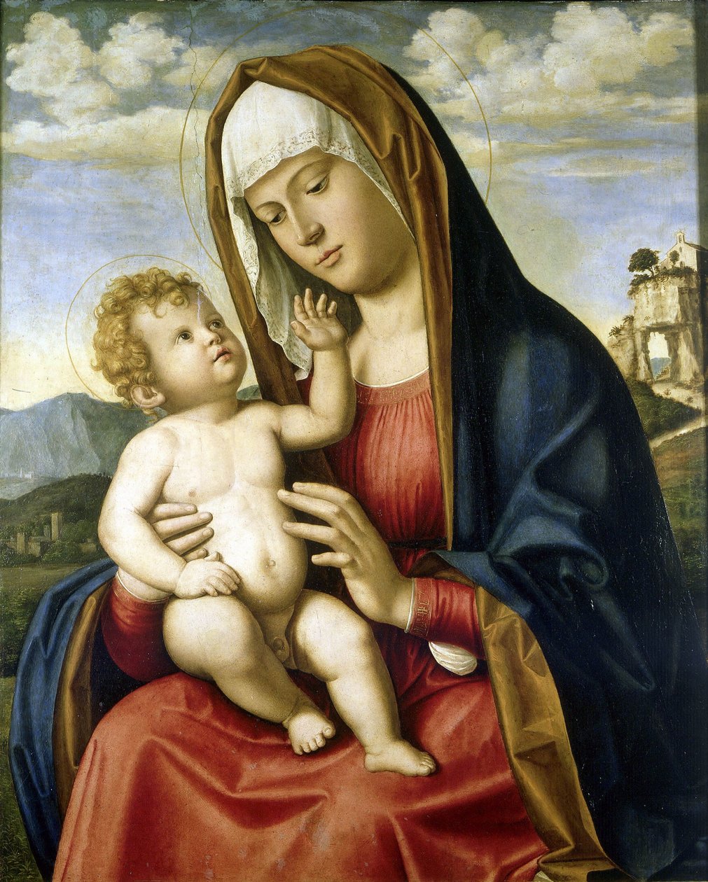 Madonna med barn av Giovanni Battista Cima da Conegliano