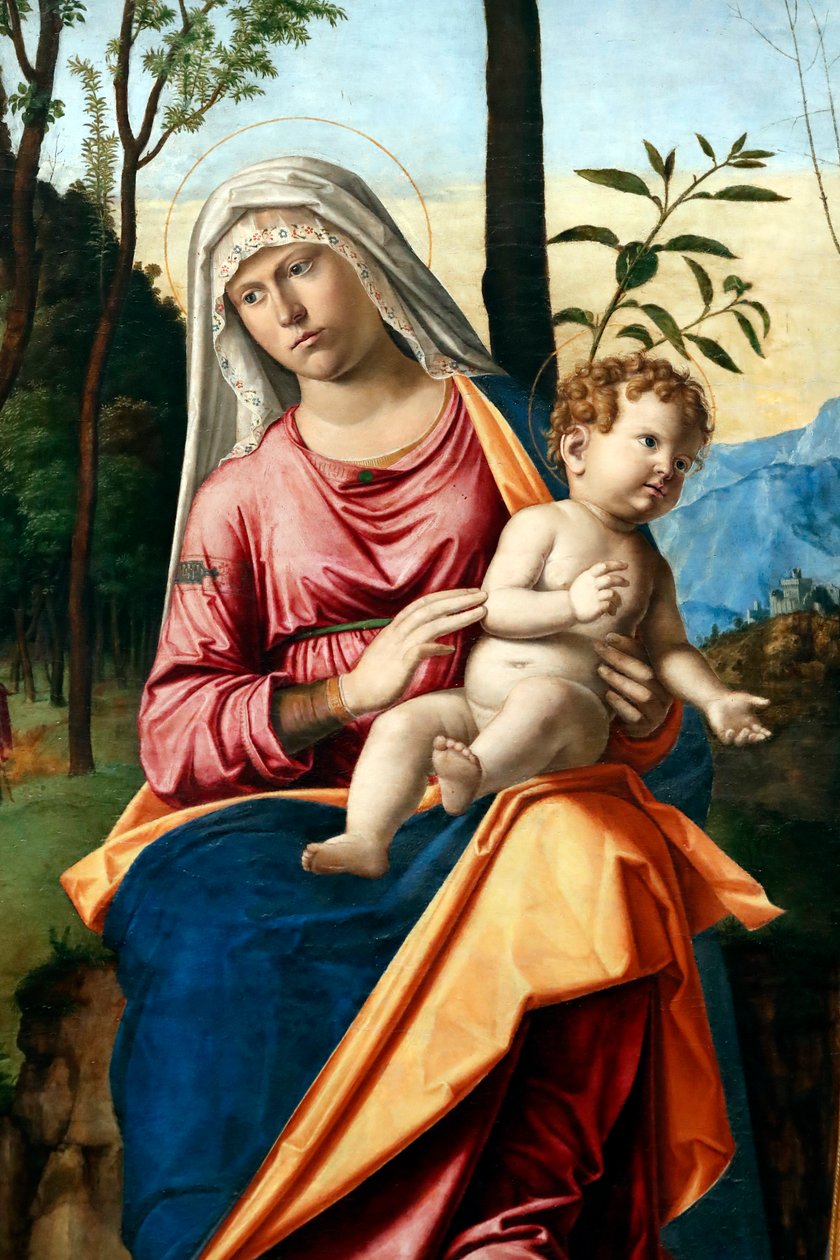 Jungfru och barn med de heliga Jerome och Ludvig av Toulouse av Giovanni Battista Cima da Conegliano
