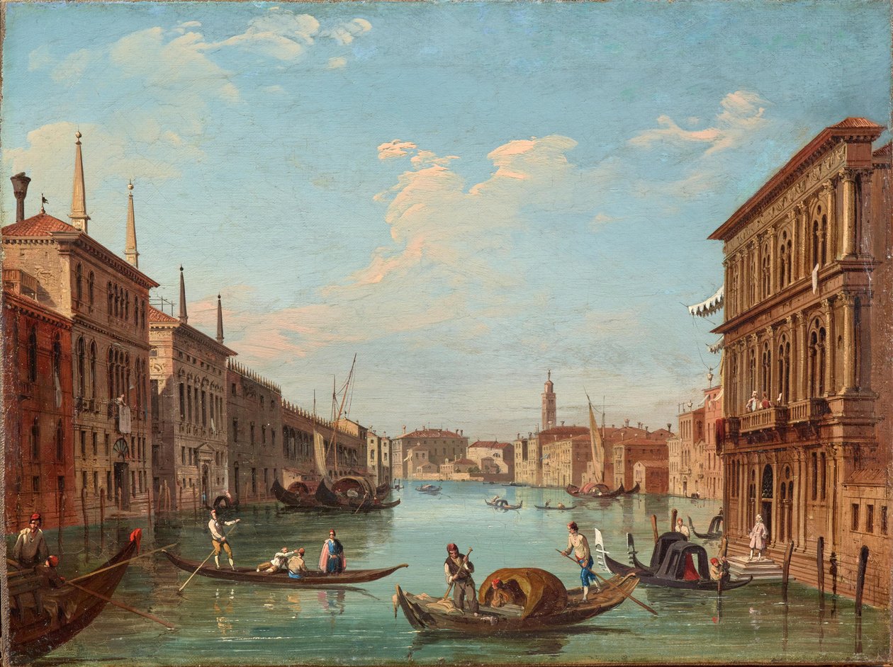 Giovanni Battista Cimaroli Venedig Canal Grande av Giovanni Battista Cimaroli