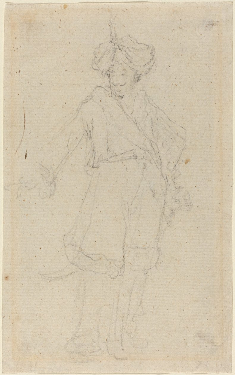 En turk [recto] av Giovanni Battista Cipriani