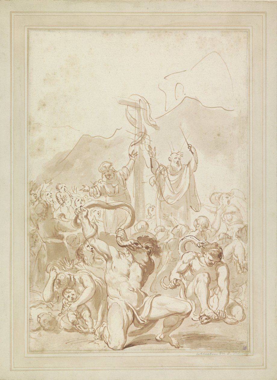Dyrkan av den fräcka ormen av Giovanni Battista Cipriani