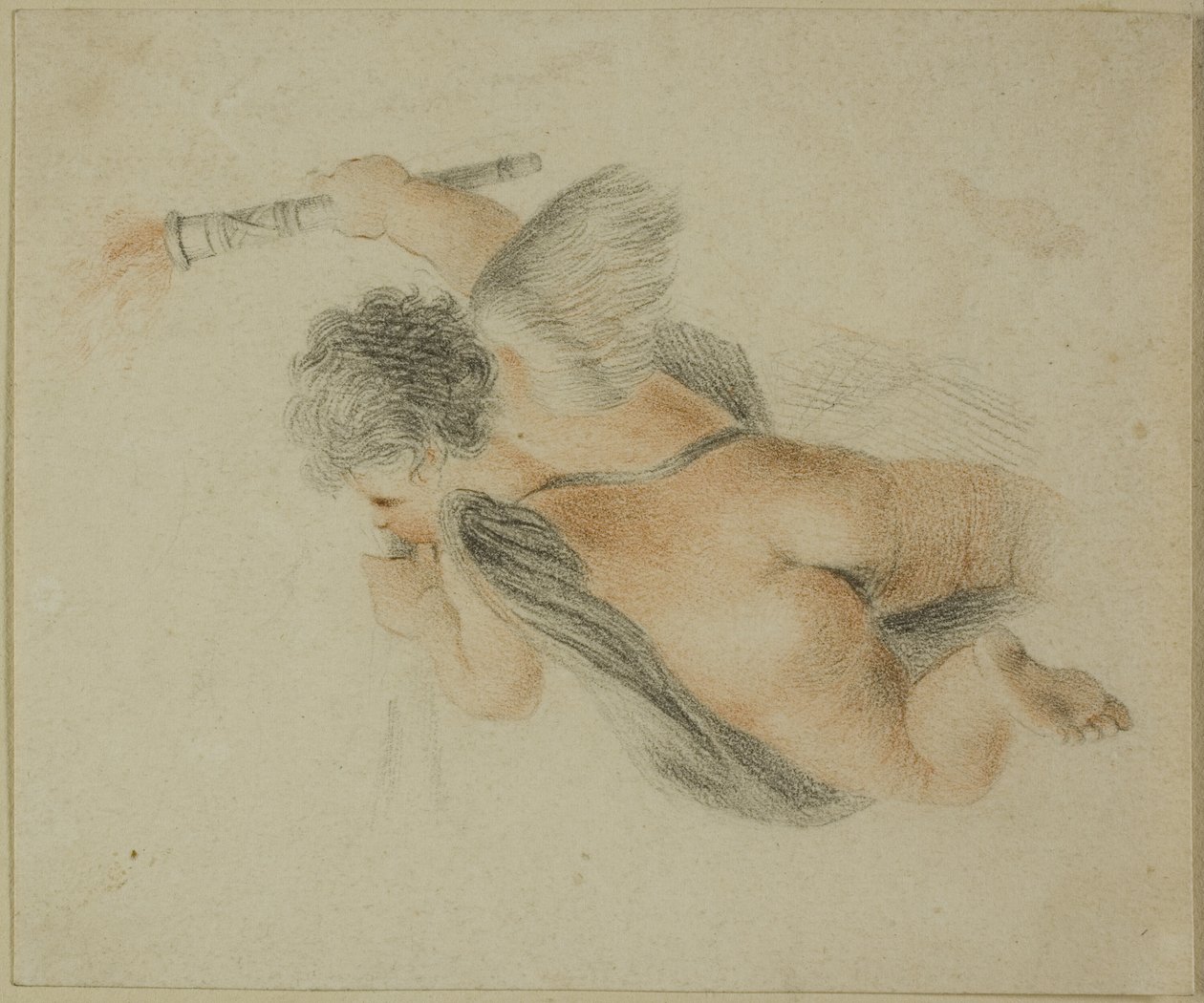 Putto med fackla av Giovanni Battista Cipriani
