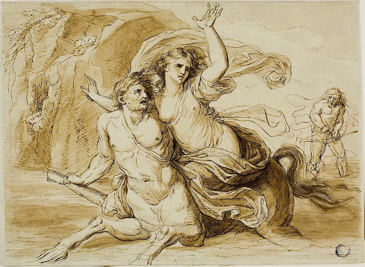 Våldtäkt av Deianira av Giovanni Battista Cipriani