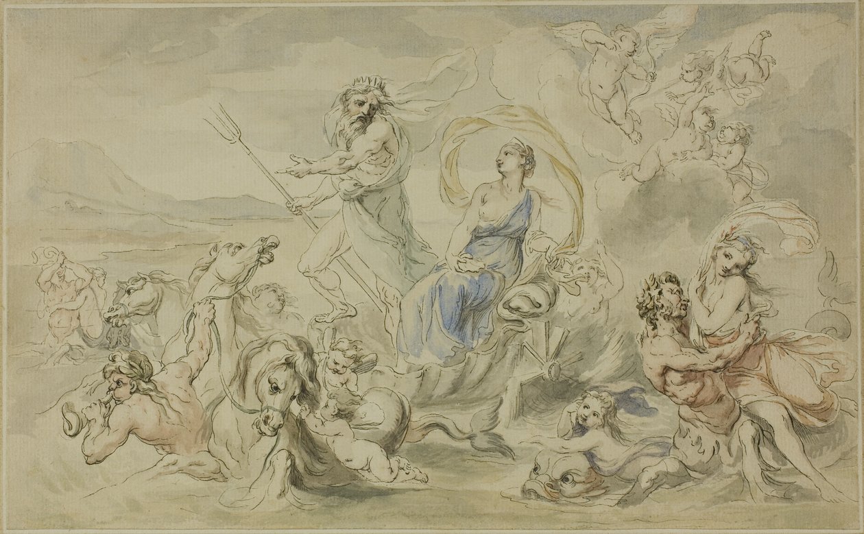 Neptunus triumf av Giovanni Battista Cipriani
