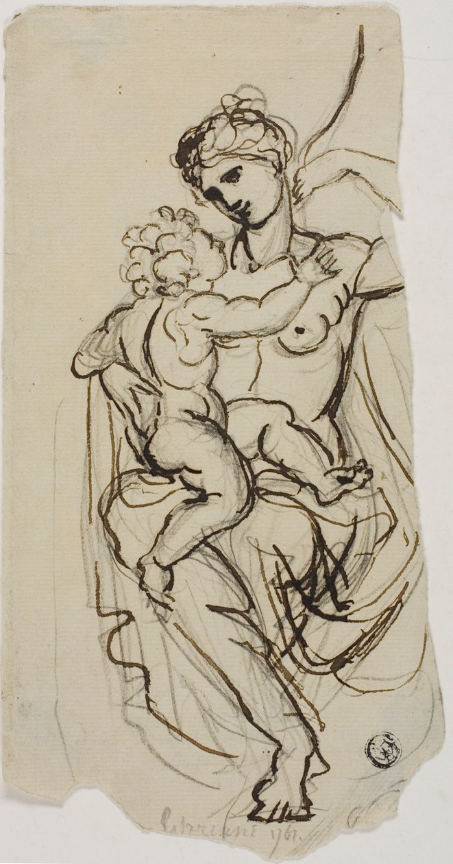 Venus och Amor av Giovanni Battista Cipriani