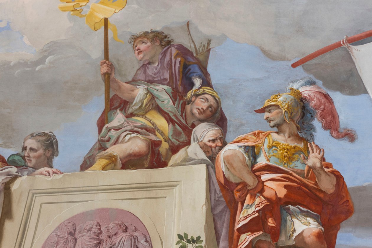 Offret av Iphigenia (Sacrificio di Ifigenia), detalj av Giovanni Battista Crosato