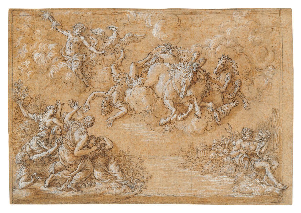 Phaetons fall av Giovanni Battista Foggini