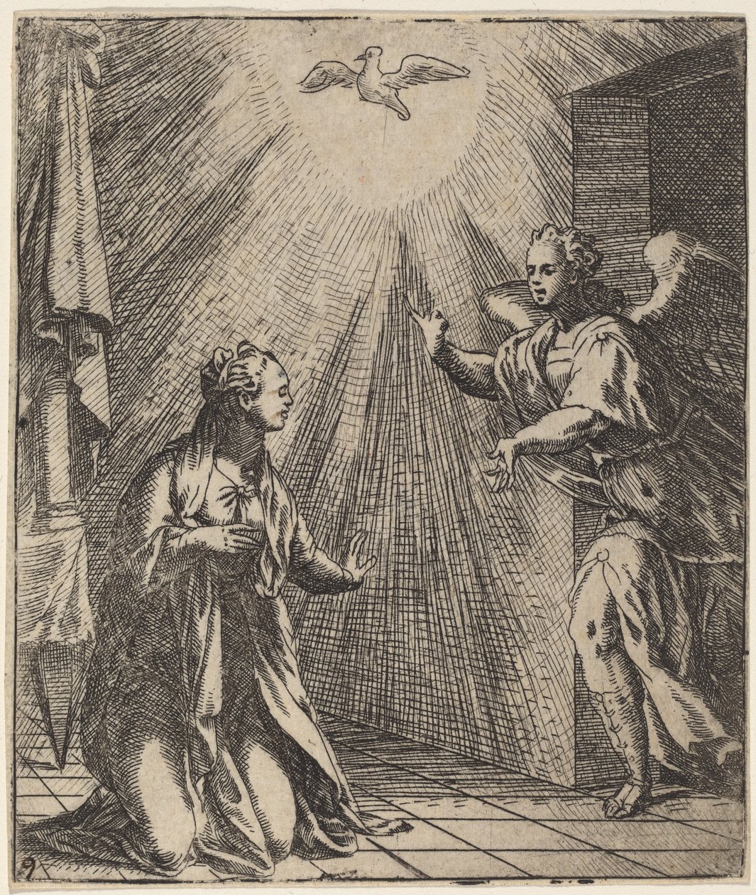 Bebådelsen av Giovanni Battista Fontana