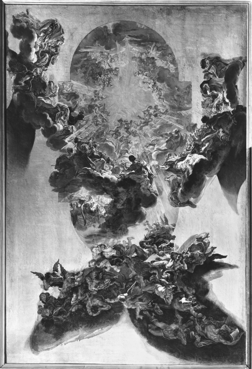 Triumf i Jesu namn av Giovanni Battista Gaulli