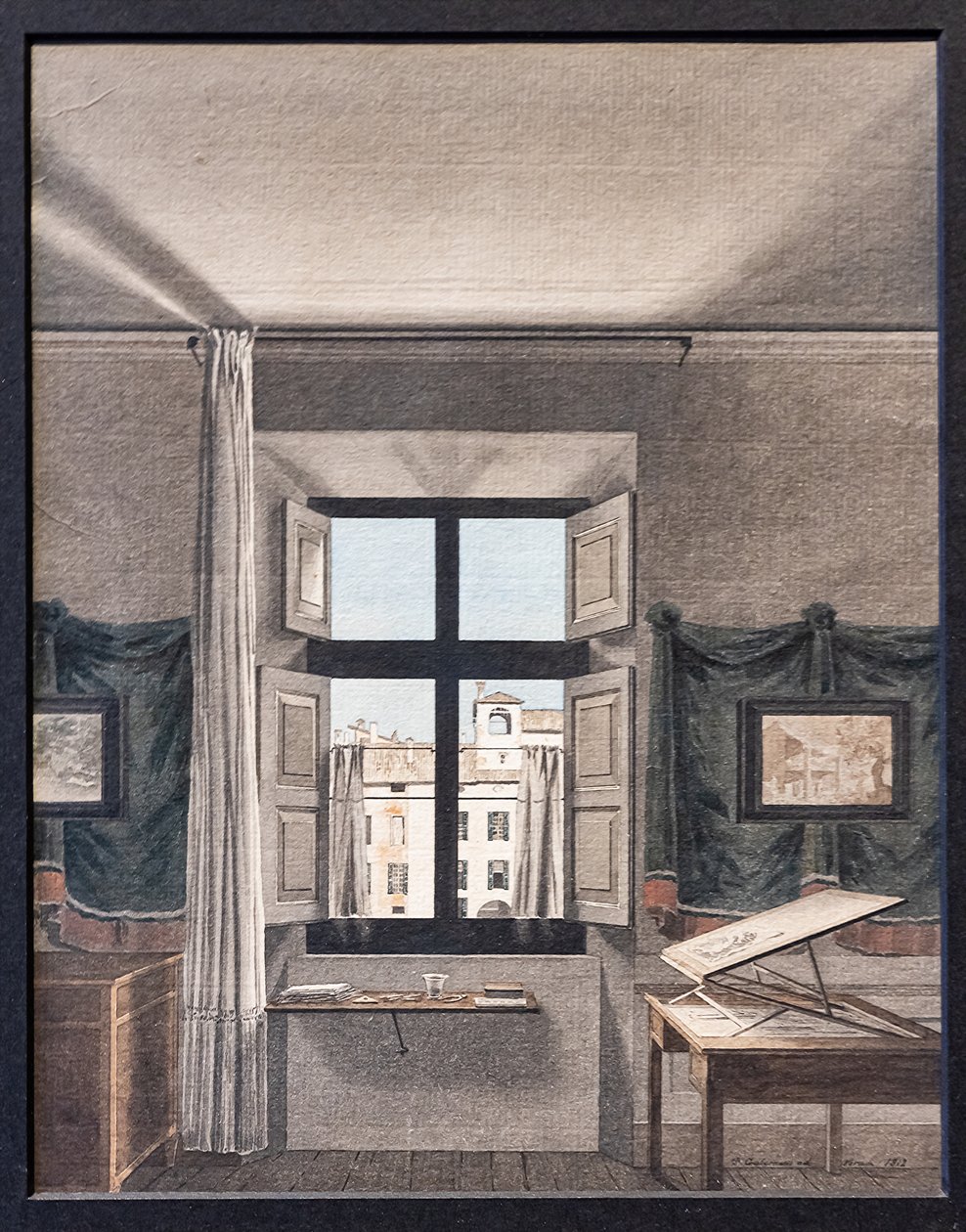 Målarens ateljé i Parma av Giovanni Battista Gubernatis