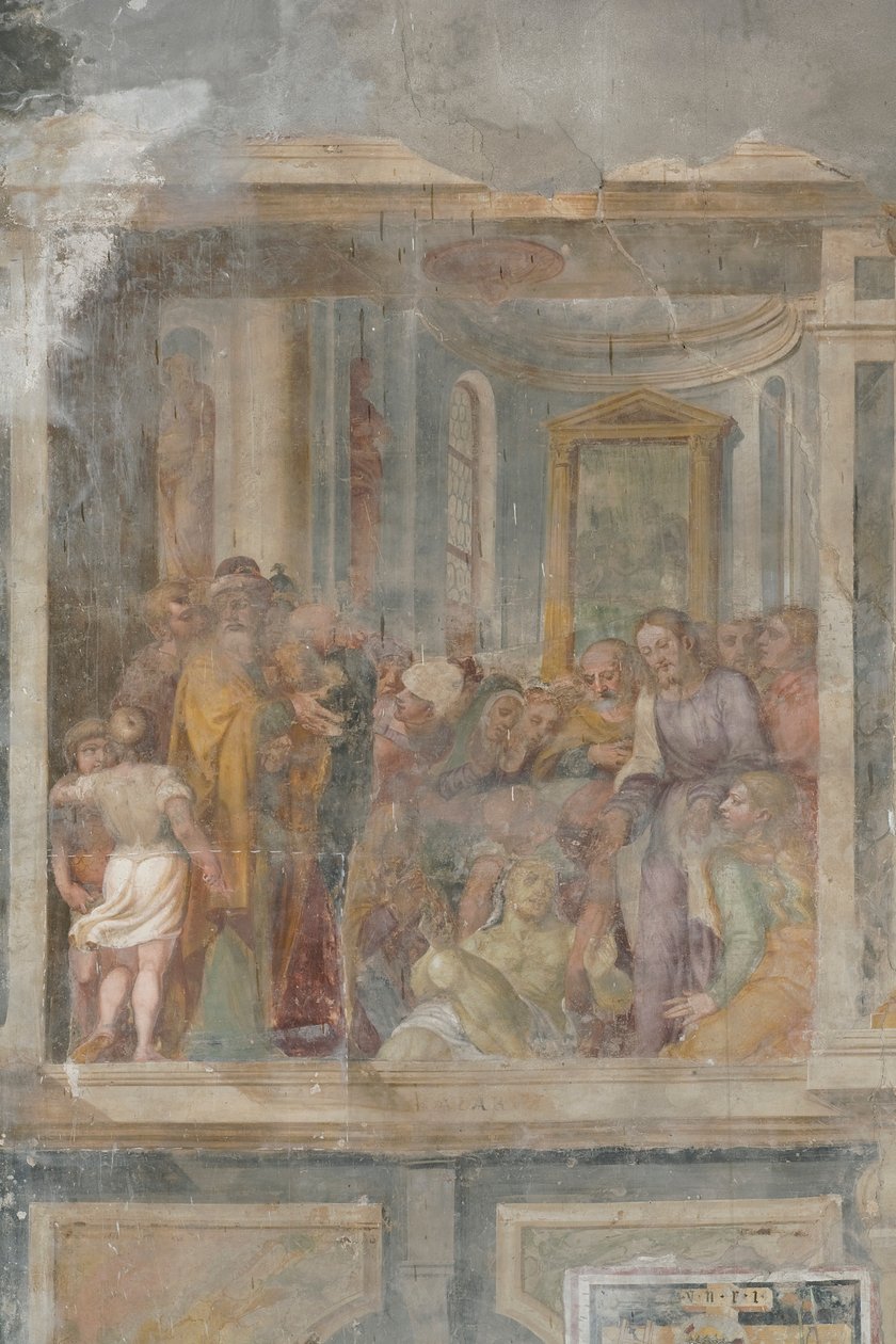 Lazarus uppståndelse, detalj av 3496123 av Giovanni Battista Guerinoni