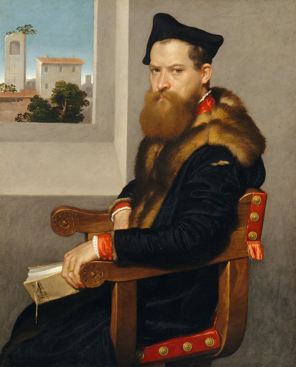 Bartolomeo Bonghi dog 1584, strax efter 1553. av Giovanni Battista Moroni