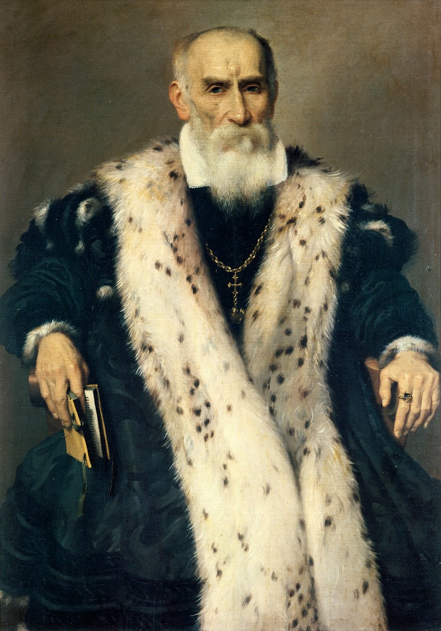 Porträtt av Gian Gerolamo Albani, av Giovanni Battista Moroni (ca 1525-1578), olja på duk av Giovanni Battista Moroni