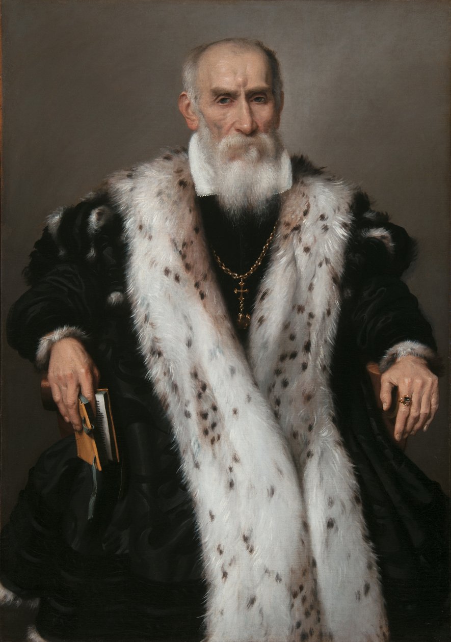 Porträtt av Gian Girolamo Albani 1504-1591, 1573. av Giovanni Battista Moroni