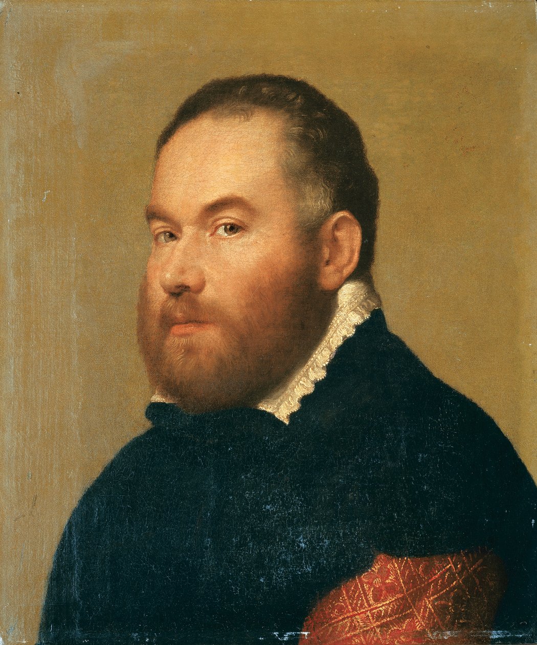 Porträtt av en gentleman (olja på duk) av Giovanni Battista Moroni