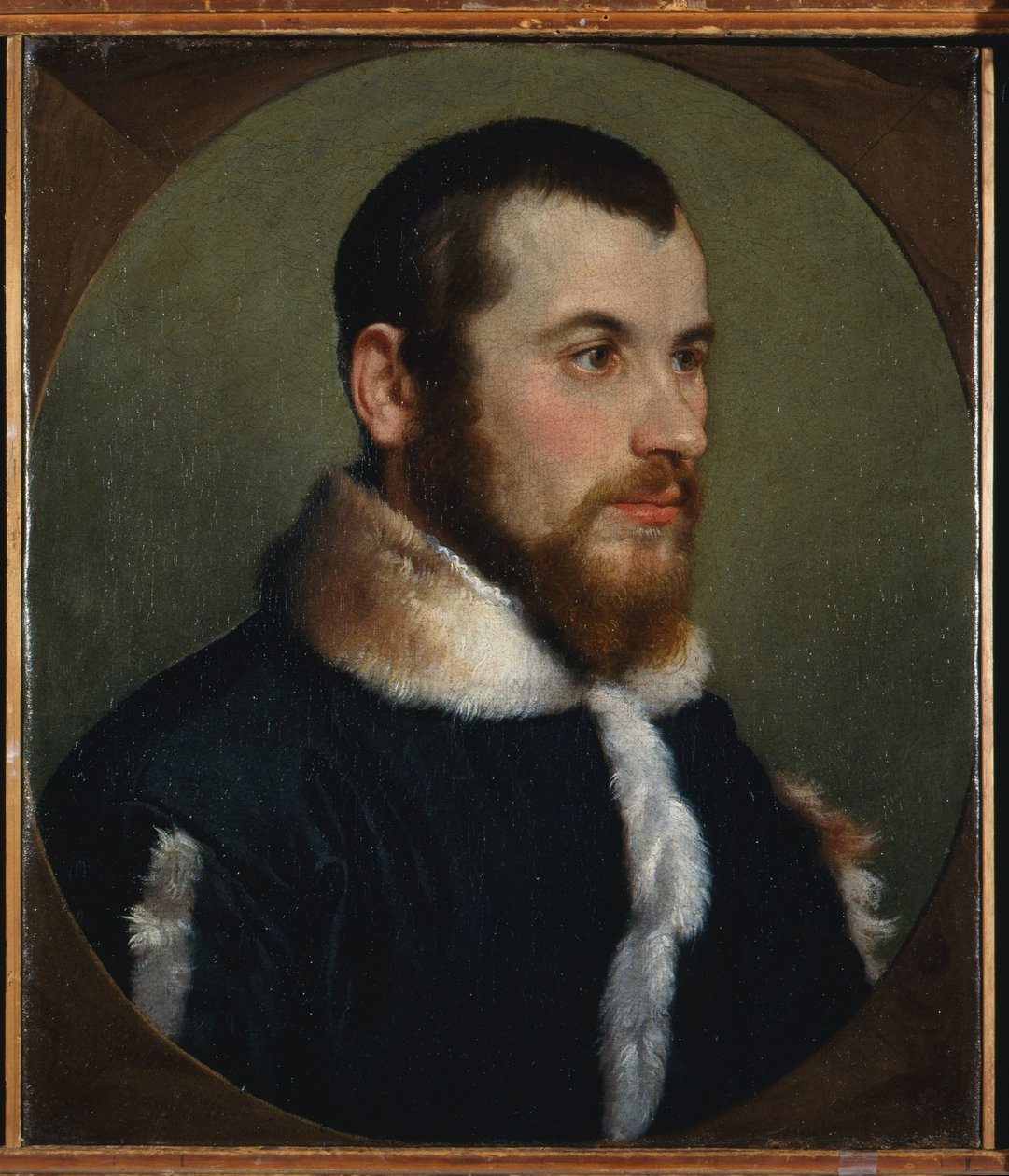 Porträtt av en ung man, ca 1560 (olja på duk) av Giovanni Battista Moroni