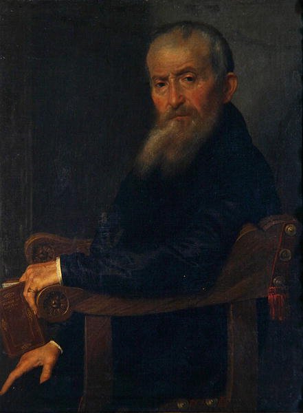 Porträtt av poeten Giovanni Antonio Pantera, ca 1571-72 (olja på duk) av Giovanni Battista Moroni