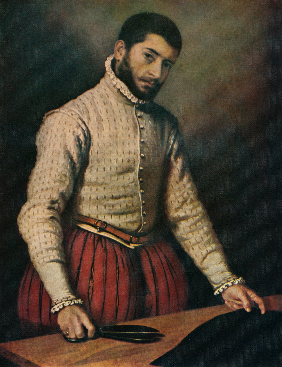 Skräddaren Il Tagliapanni, c1565, 1911 av Giovanni Battista Moroni