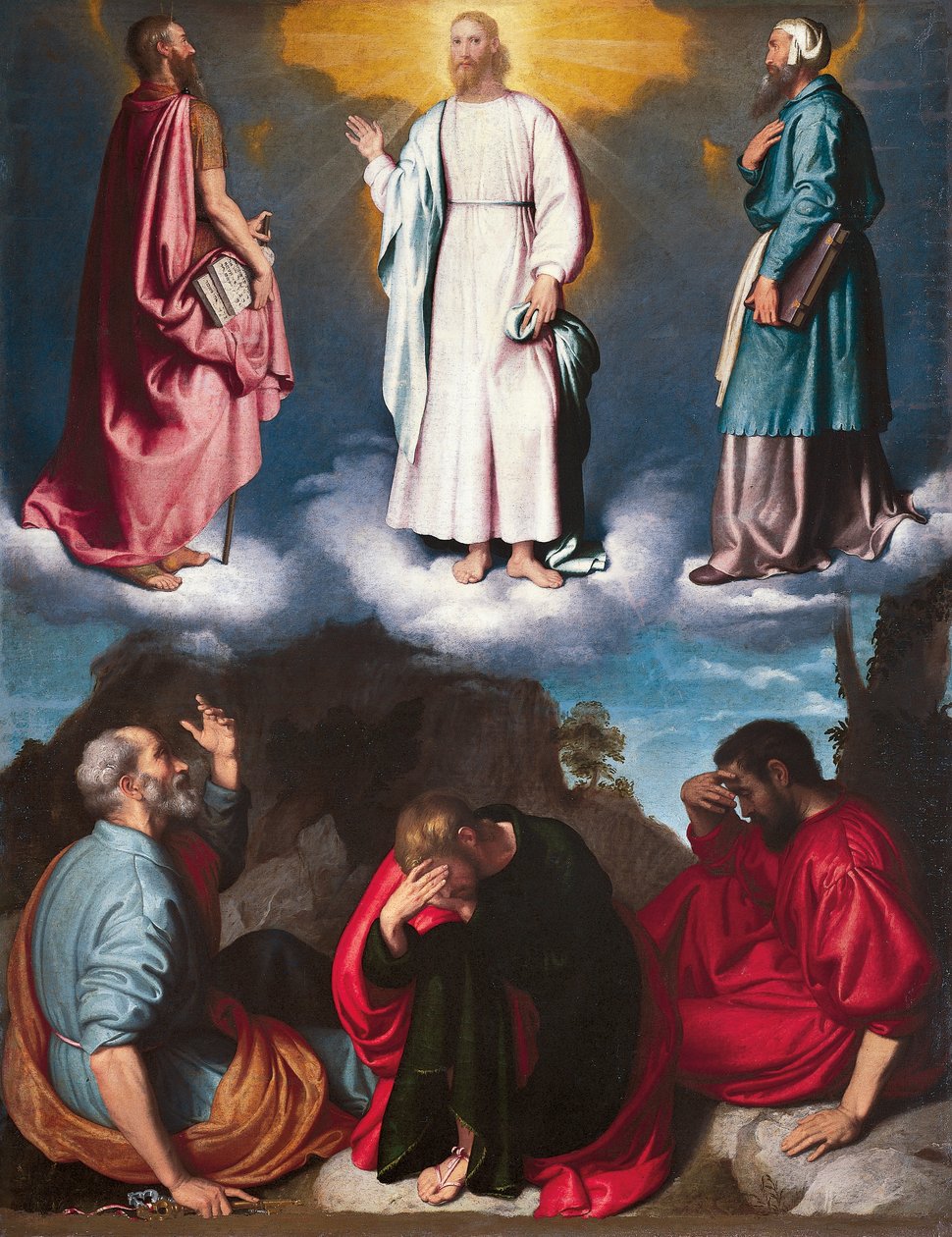 Transfiguration av Giovanni Battista Moroni (cirka 1525-1578) av Giovanni Battista Moroni