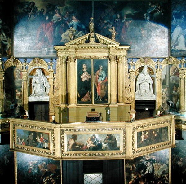 Utsikt över orgeln, 1615 av Giovanni Battista Novello