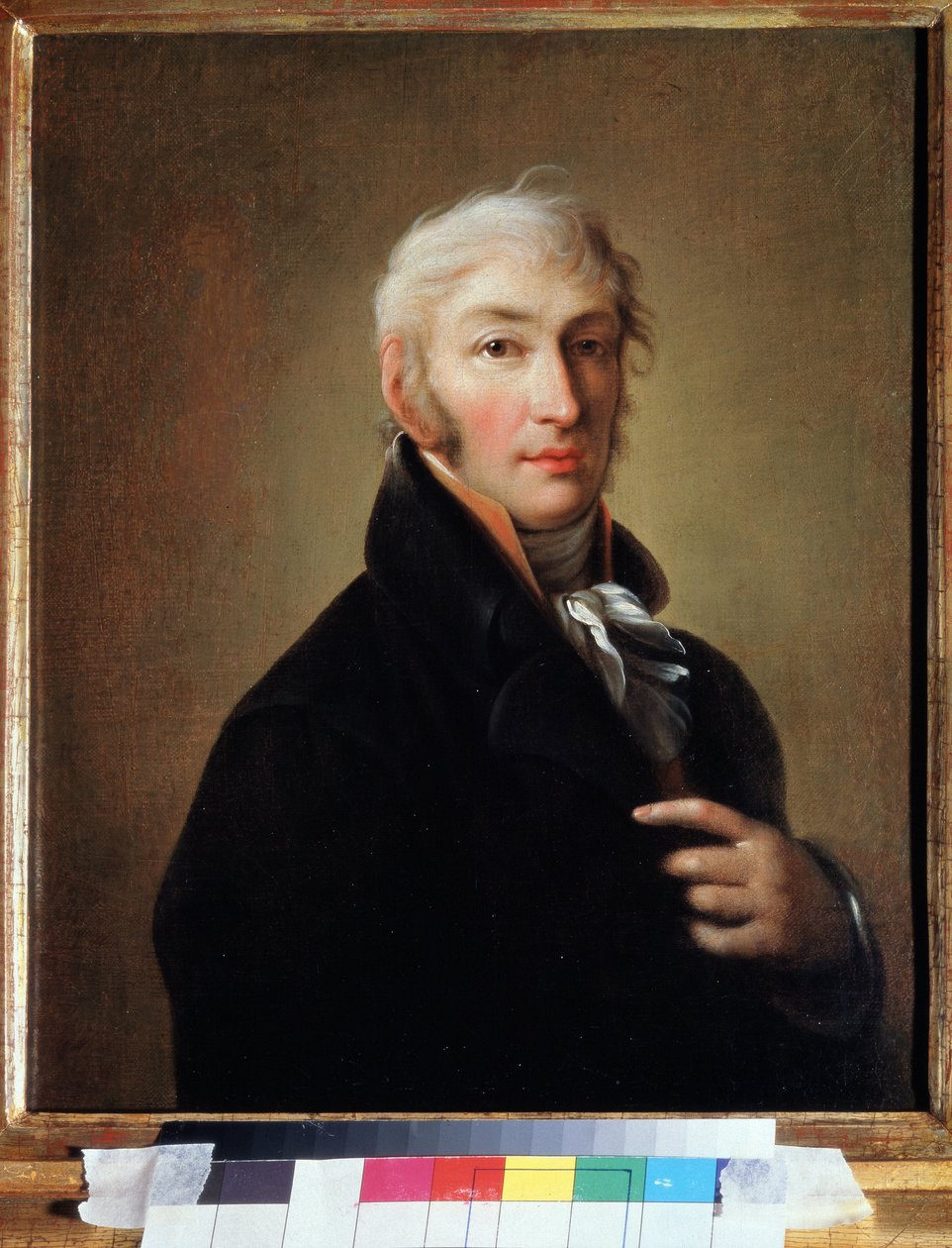 ""Porträtt av den ryske författaren och historikern Nikolai Karamzine (1766-1826)"" Målning av Giovanni Battista Damon Ortolani (1750-cirka 1810) 1805 A. Pushkin Memorial Museum Sankt Petersburg av Giovanni Battista Ortolani Damon