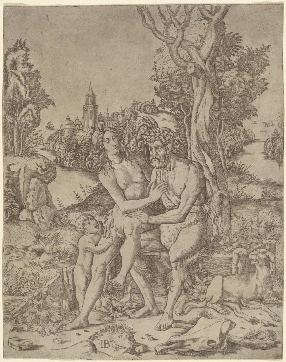 Faun familj av Giovanni Battista Palumba