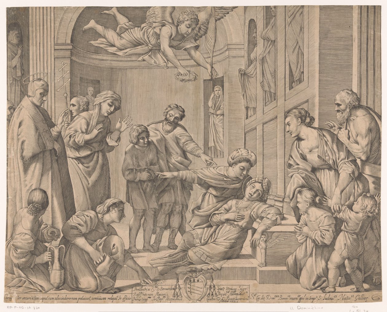Sankta Cecilias död av Giovanni Battista Pasqualini