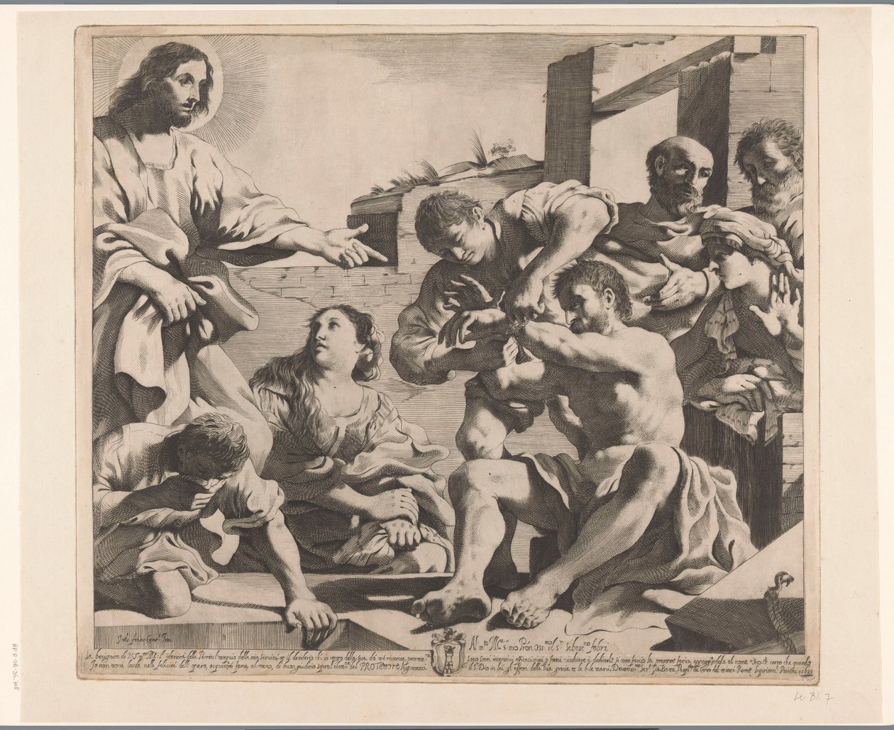 Uppfostran av Lazarus av Giovanni Battista Pasqualini