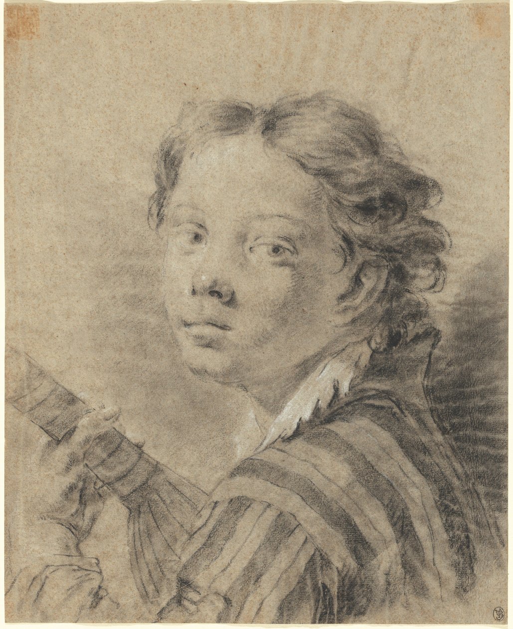 En pojke med en lut av Giovanni Battista Piazzetta