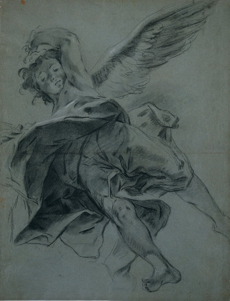 En flygande ängel recto, 1723-1727. av Giovanni Battista Piazzetta