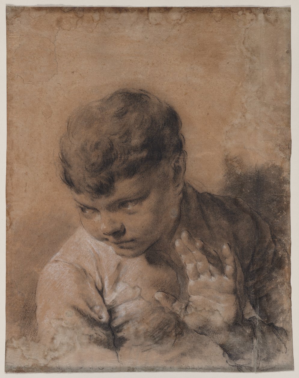 Ett porträtt av konstnärens son Giacomo av Giovanni Battista Piazzetta