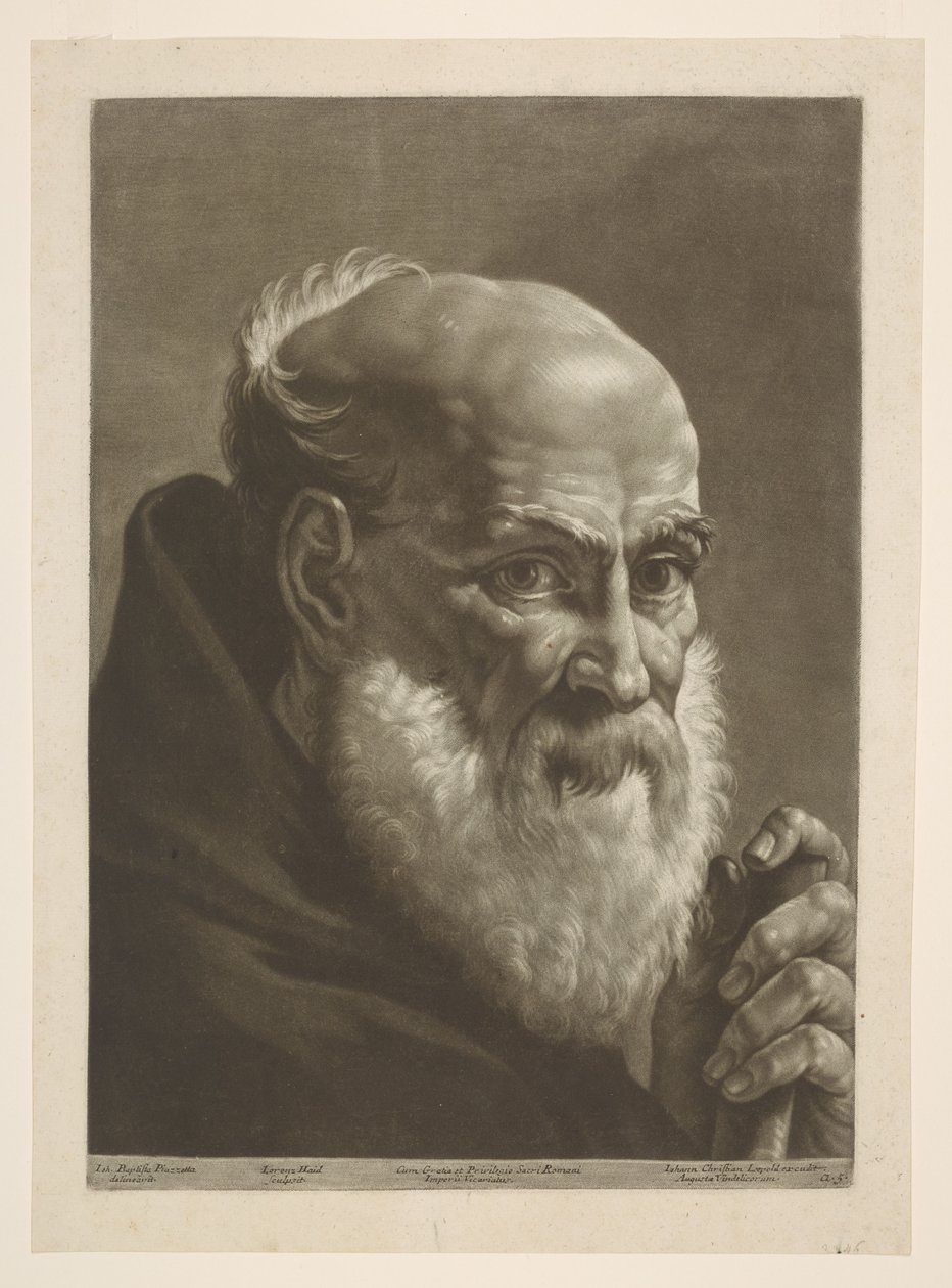 Den skäggige munken av Giovanni Battista Piazzetta