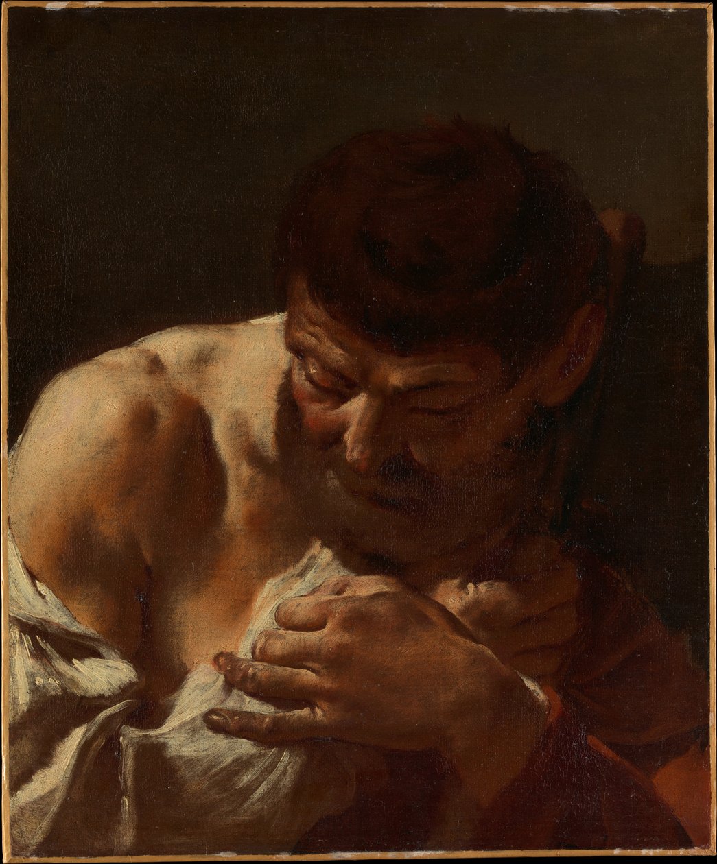 Byst av en man (Sankt Matthias) av Giovanni Battista Piazzetta