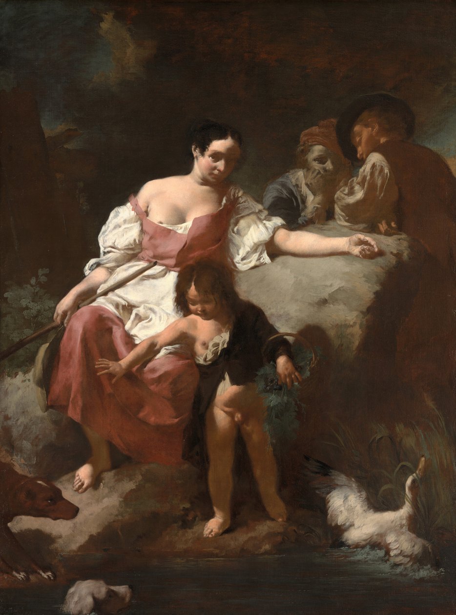 Pastoral scen, 1740. av Giovanni Battista Piazzetta