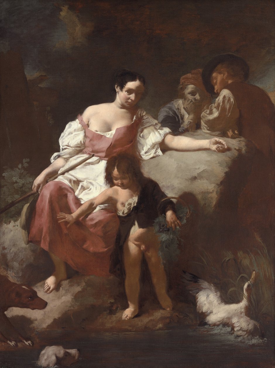 Pastoral scen, 1740 av Giovanni Battista Piazzetta