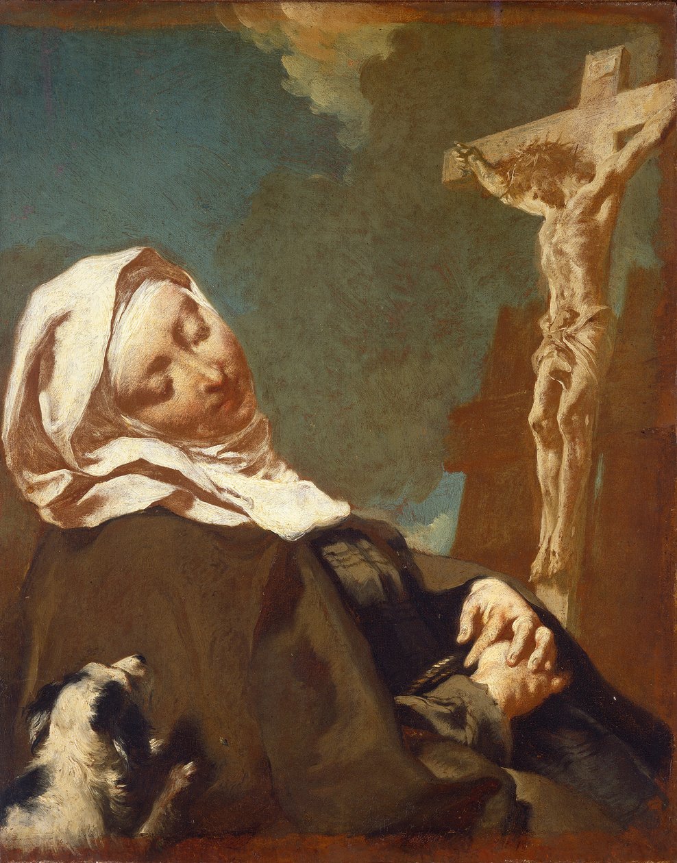 Saint Margaret of Cortona, 1737. av Giovanni Battista Piazzetta