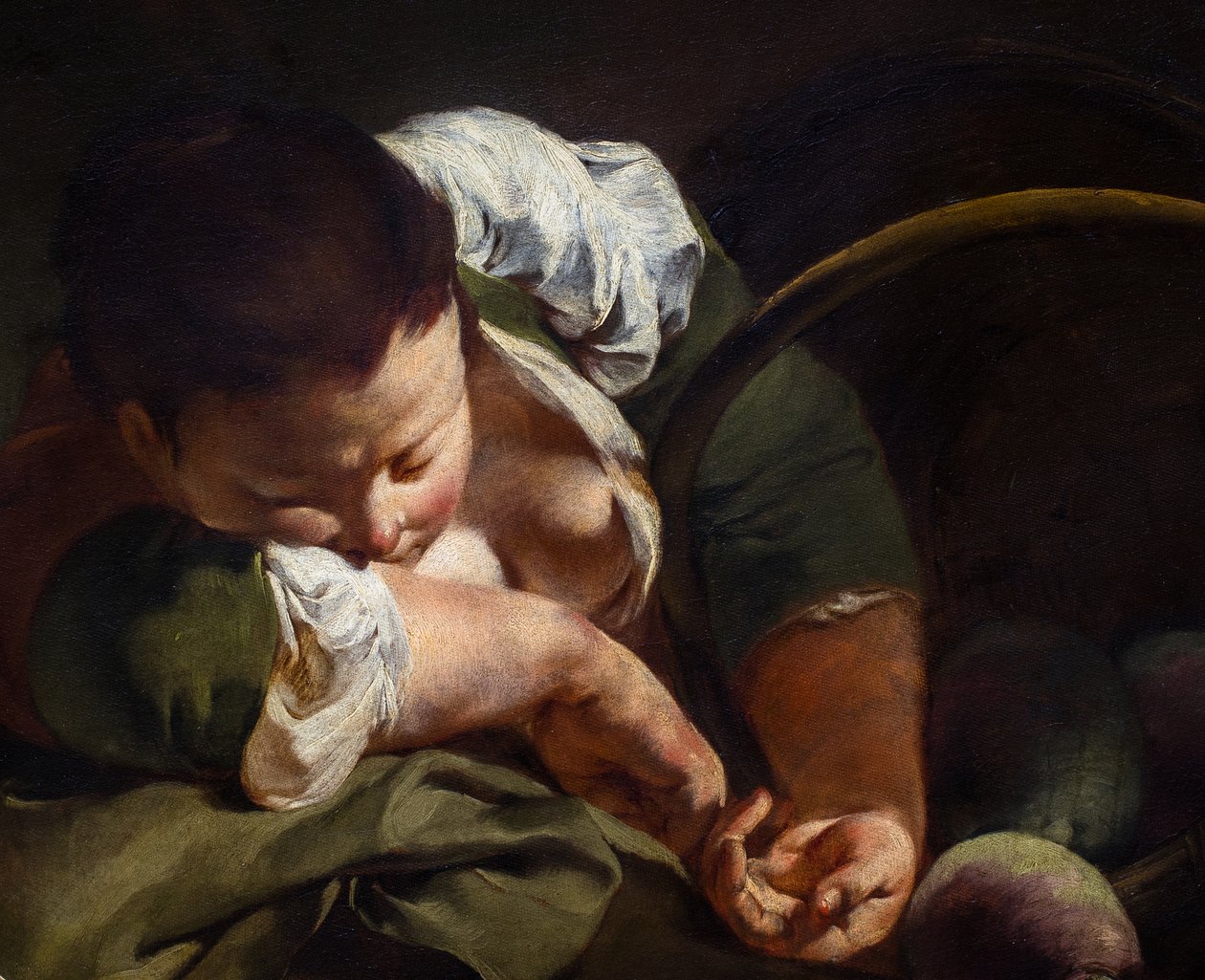 Sovande bondflicka av Giovanni Battista Piazzetta