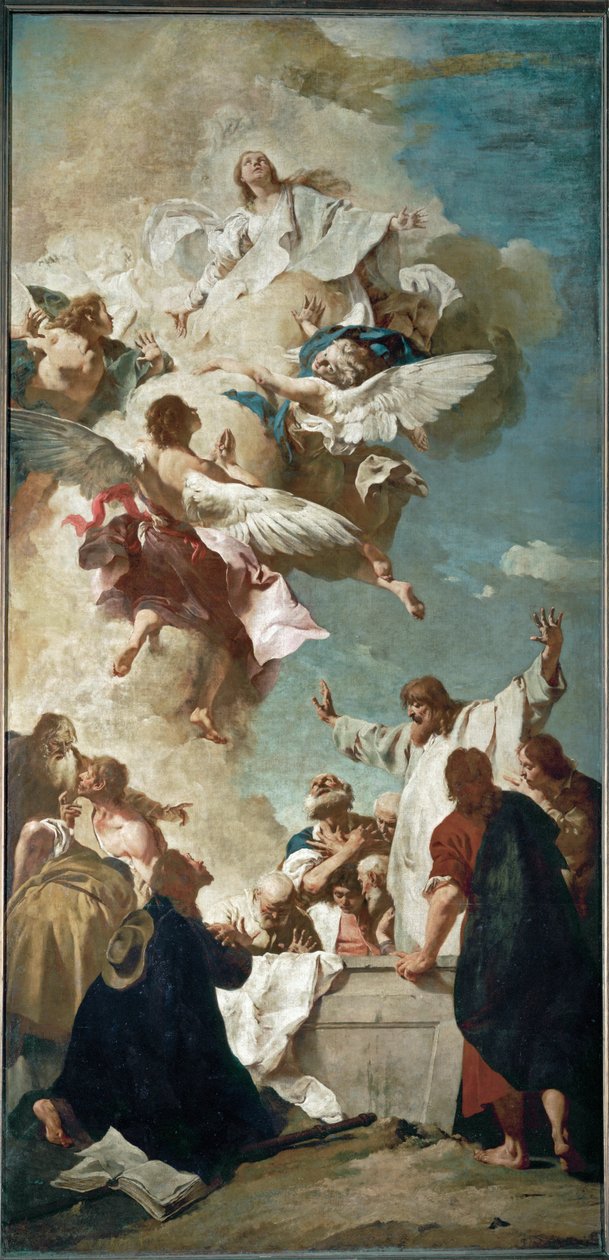 Antagandet av Jungfru Maria... av Giovanni Battista Piazzetta